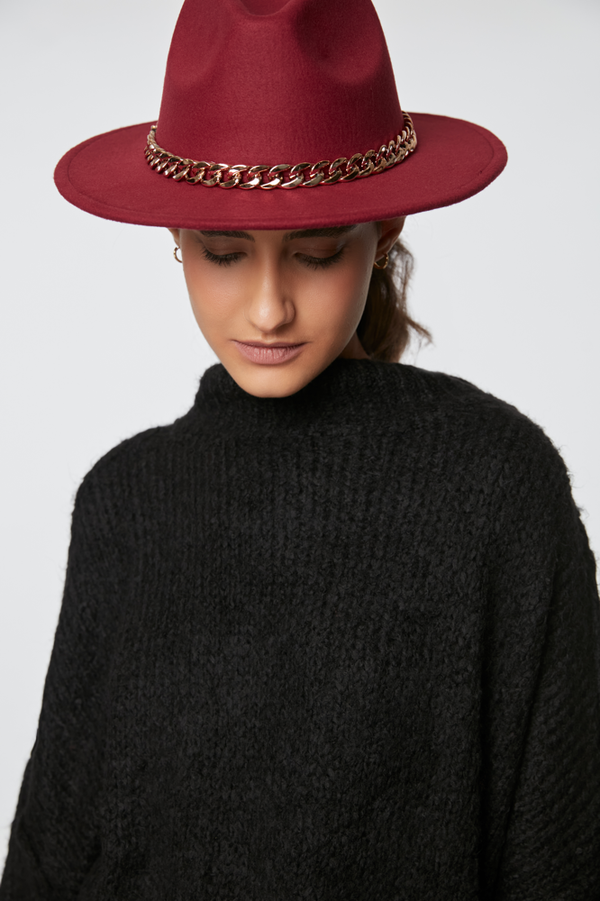 Sombrero Faye Rojo