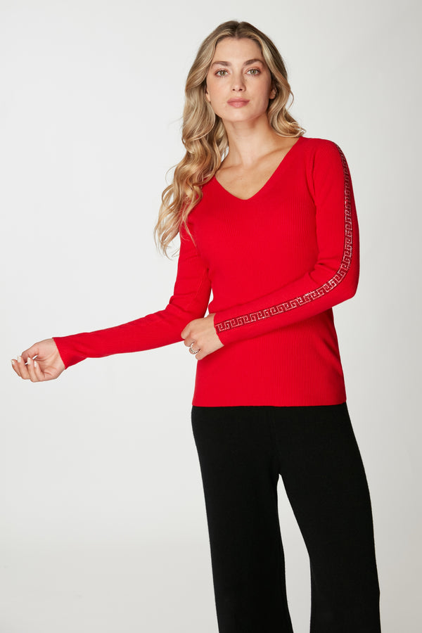 Sweater Tara Rojo