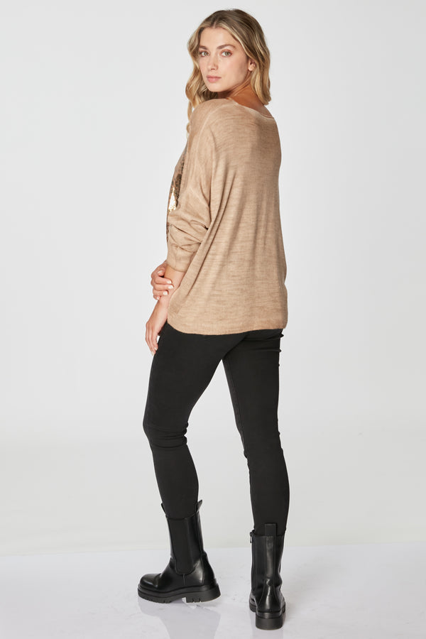 Sweater Mila Camel
