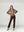 Blusa Mujer Javiera Relaxed Cuello En V Manga Suelta Leopardo Lineatre