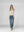 Gillet Mujer Antonia Relaxed Cuello Medio Alto Con Cierre Manga Caída Beige Lineatre