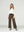 Pantalon Mujer Montserrat Relaxed Chocolate Lineatre