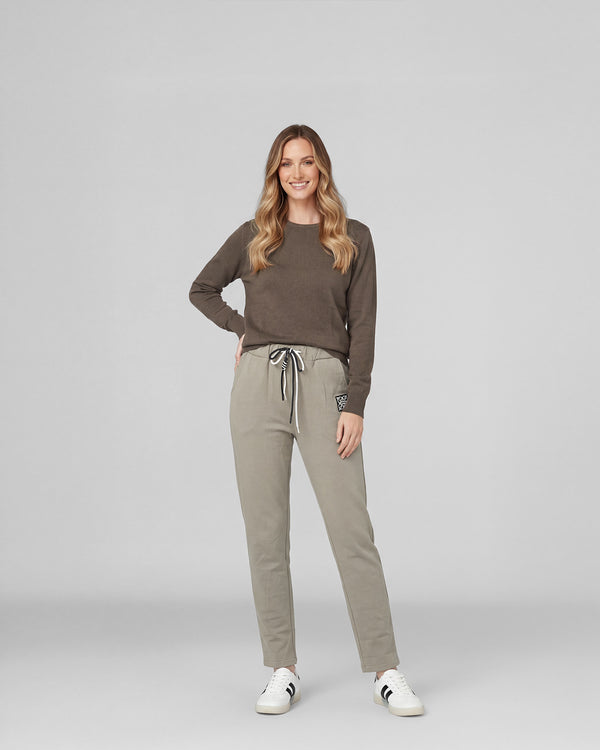 Pantalon Mujer Anna Regular Beige Lineatre