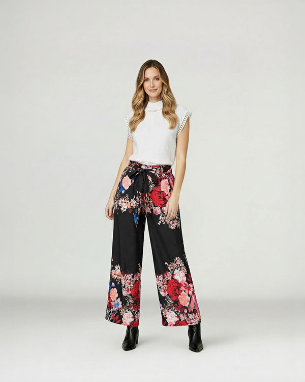 Pantalón Mujer Mirella Negro Lineatre
