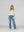 Sweater Mujer Anna Relaxed Cuello En V Manga Caída Crudo Lineatre