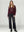 Sweater Mujer Mara Relaxed Cuello En V Manga Caída Vino Lineatre