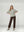 Sweater Mujer Luna Relaxed Cuello Ojal Manga Con Vuelo Beige Lineatre