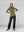 Sweater Mujer Josefa Slim Fit Cuello Alto Redondo Manga Ajustada Militar Lineatre