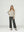 Cardigan Mujer Fiorella Relaxed Cuello Con Solapa Manga Suelta Crudo Lineatre
