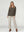 Sweater Mujer Olivia Relaxed Cuello En V Manga Caída Chocolate Lineatre