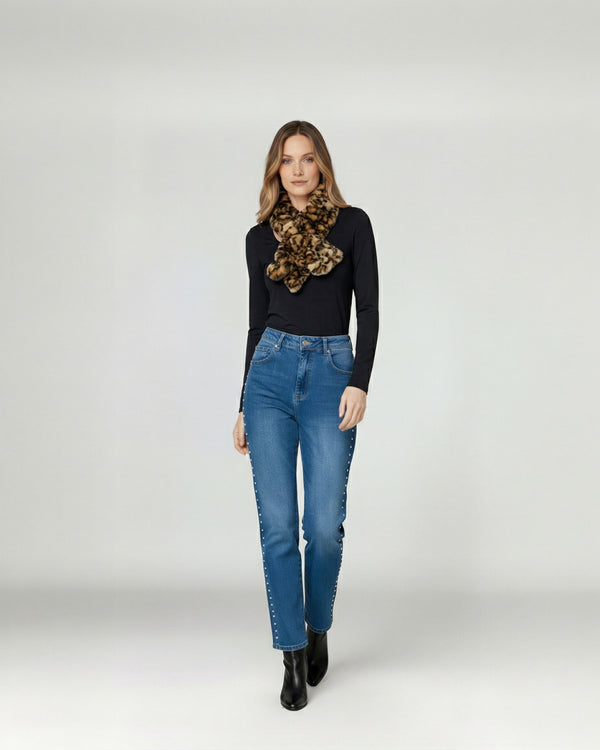 Cuello Mujer Soledad Camel Lineatre