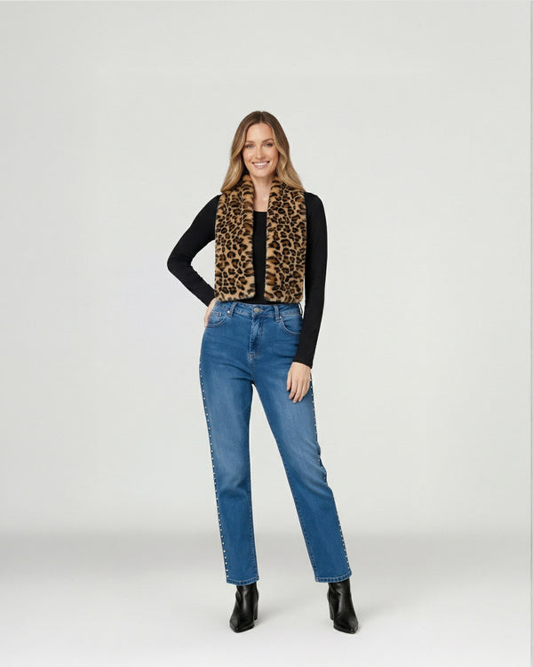 Cuello Mujer Aurora Camel Lineatre