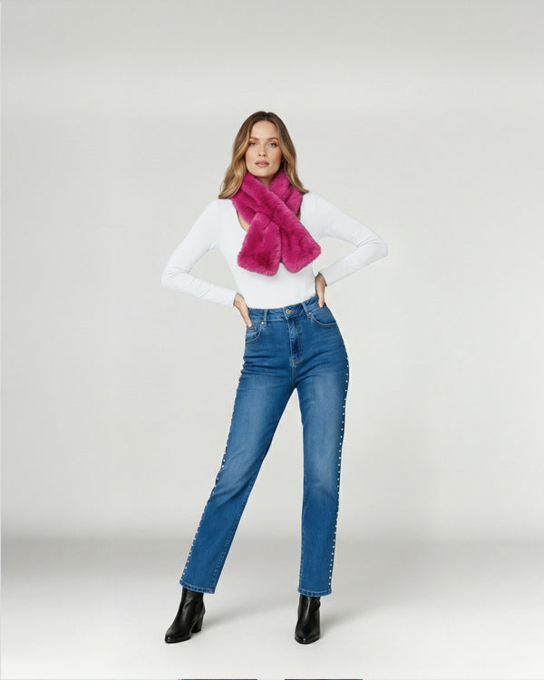 Cuello Mujer Stella Fucsia Lineatre