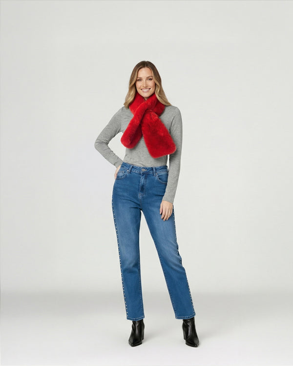 Cuello Mujer Stella Rojo Lineatre