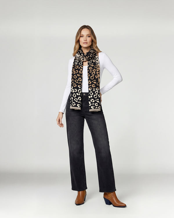 Echarpe Mujer Loreto Negro Lineatre