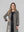 Abrigo Mujer Magdalena Relaxed Cuello En V Manga Suelta Negro Lineatre