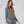 Gillet Mujer Fernanda Relaxed Cuello En V Fango Lineatre