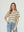 Polera Mujer Paz Overside Cuello Bote Manga Caida Camel Lineatre