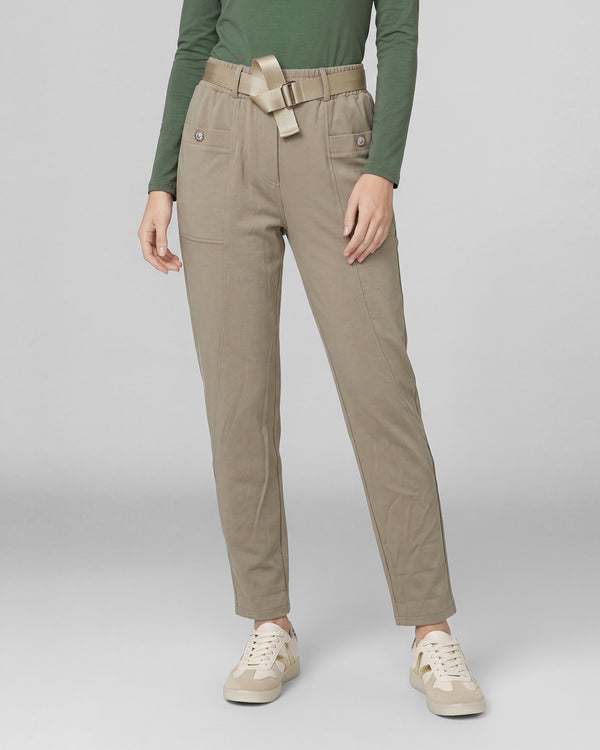 Pantalon Mujer Ada Regular Fango Lineatre