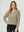Sweater Mujer Anna Relaxed Cuello En V Manga Caída Camel Lineatre