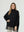 Sweater Mujer Rosario Regular Cuello Redondo Manga Ajustada Negro Lineatre