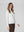 Sweater Mujer Josefa Slim Fit Cuello Alto Redondo Manga Ajustada Blanco Lineatre