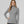 Sweater Mujer Josefa Slim Fit Cuello Alto Redondo Manga Ajustada Gris Lineatre