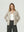 Cardigan Mujer Fiorella Relaxed Cuello Con Solapa Manga Suelta Crudo Lineatre