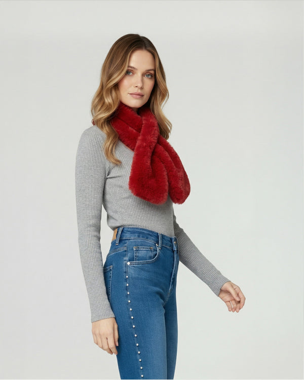 Cuello Mujer Stella Rojo Lineatre