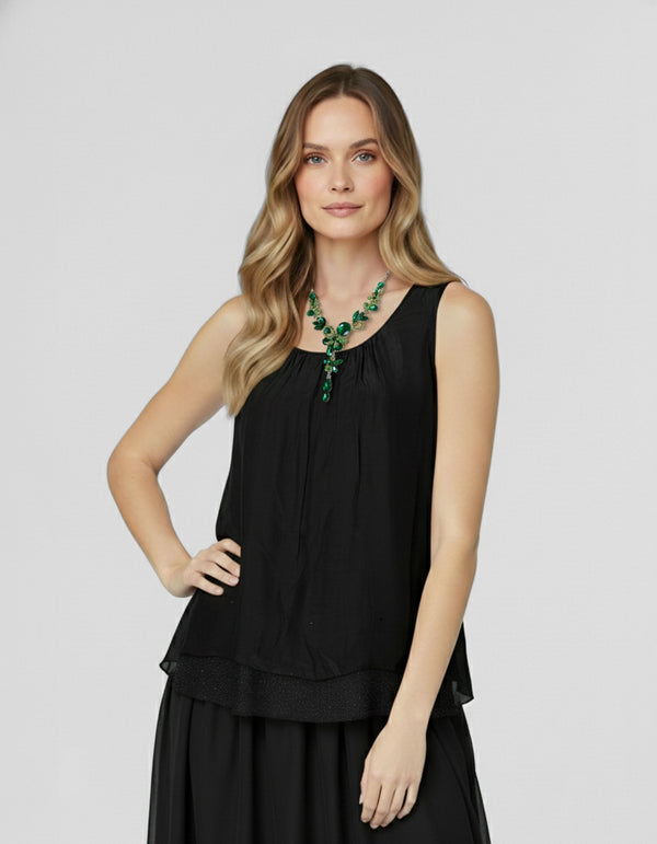 Collar Mujer Monica Esmeralda Lineatre