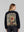 Chaqueta Mujer Elena Relaxed Cuello En V Manga Caída Negro Lineatre