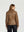 Chaqueta Mujer Constanza Relaxed Cuello Alto Tipo Chaqueta Manga Ajustada Chocolate Lineatre