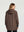Spolverino Mujer Isidora Overside Cuello Redondo Manga Suelta Chocolate Lineatre
