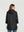Spolverino Mujer Isidora Overside Cuello Redondo Manga Suelta Negro Lineatre