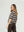 Polera Mujer Paz Overside Cuello Bote Manga Caida Chocolate Lineatre