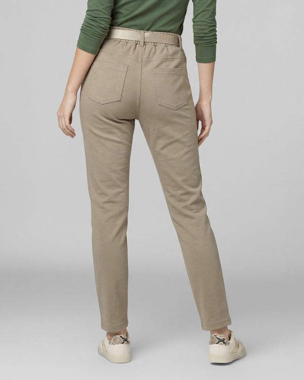 Pantalon Mujer Ada Regular Fango Lineatre