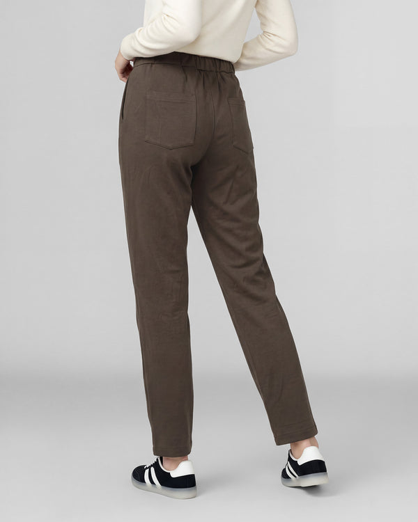 Pantalon Mujer Anna Regular Chocolate Lineatre