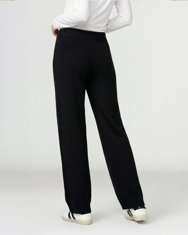 Pantalon Mujer Giovanna Regular Negro Lineatre