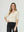 Sweater Mujer Mara Relaxed Cuello En V Manga Caída Crudo Lineatre