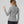 Sweater Mujer Josefa Slim Fit Cuello Alto Redondo Manga Ajustada Gris Lineatre