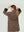 Cardigan Mujer Renata Relaxed Cuello Con Solapa Manga Acampanada Chocolate Lineatre