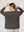 Sweater Mujer Olivia Relaxed Cuello En V Manga Caída Chocolate Lineatre