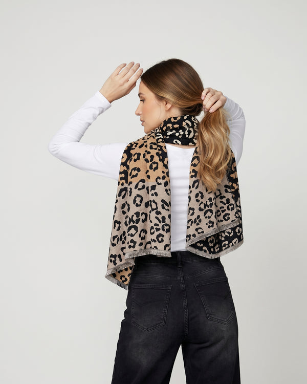 Echarpe Mujer Loreto Negro Lineatre