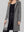 Abrigo Mujer Magdalena Relaxed Cuello En V Manga Suelta Negro Lineatre
