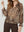 Blusa Mujer Javiera Relaxed Cuello En V Manga Suelta Leopardo Lineatre