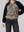 Chaqueta Mujer Elena Relaxed Cuello En V Manga Caída Negro Lineatre