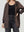 Spolverino Mujer Isidora Overside Cuello Redondo Manga Suelta Chocolate Lineatre