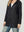 Spolverino Mujer Isidora Overside Cuello Redondo Manga Suelta Negro Lineatre