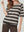 Polera Mujer Paz Overside Cuello Bote Manga Caida Chocolate Lineatre