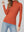 Sweater Mujer Josefa Slim Fit Cuello Alto Redondo Manga Ajustada Naranjo Lineatre
